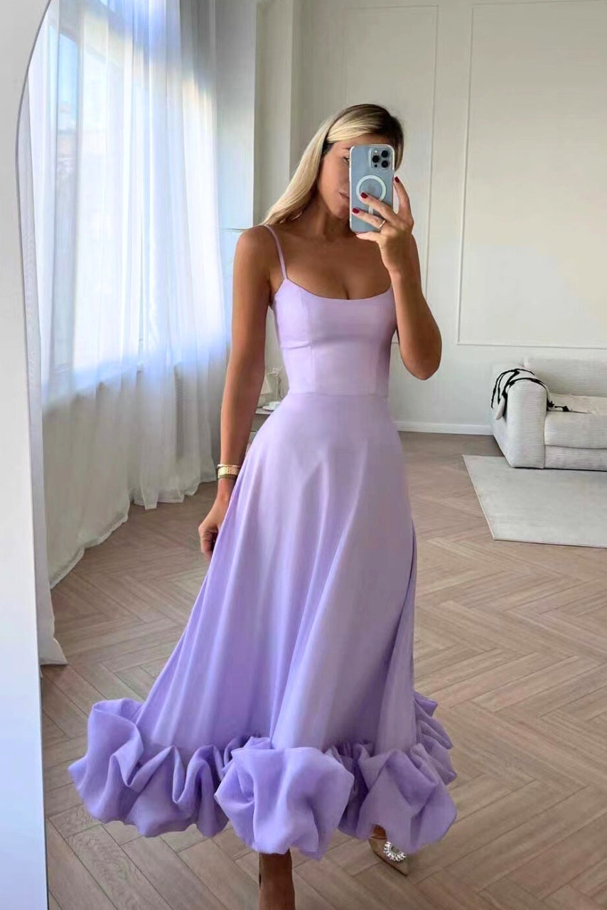 Cynthia - Elegant Ruffle Dress