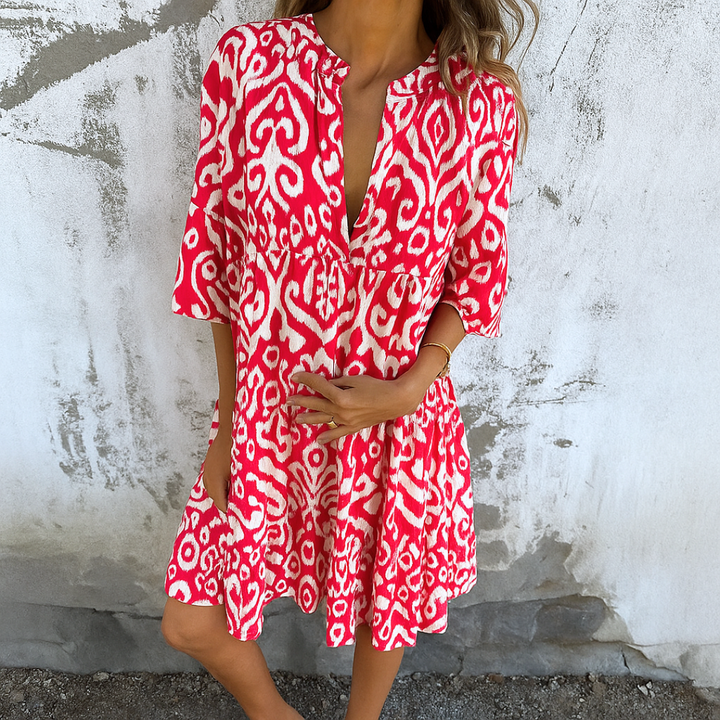 Bonnie - Elegant V-Neck Dress