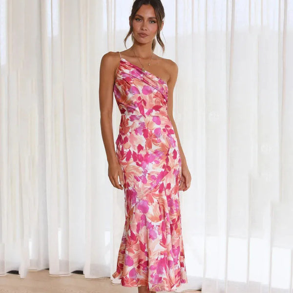Giana - One-Shoulder Midi Dress