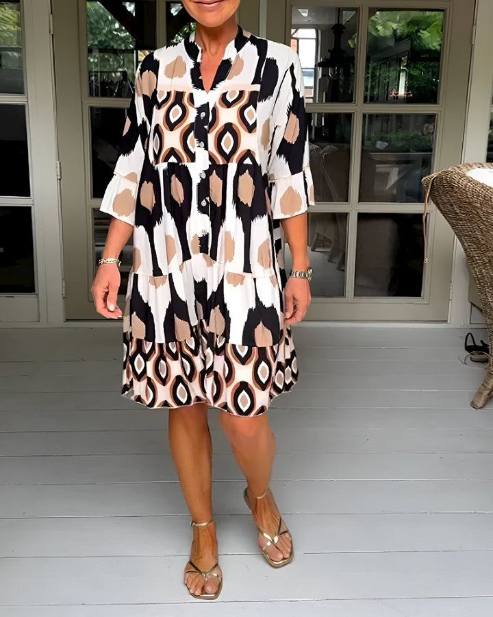 Mia - Button Midi Dress