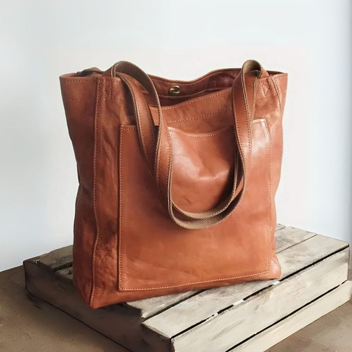 Linda™ Modern Leather Shoulder Bag