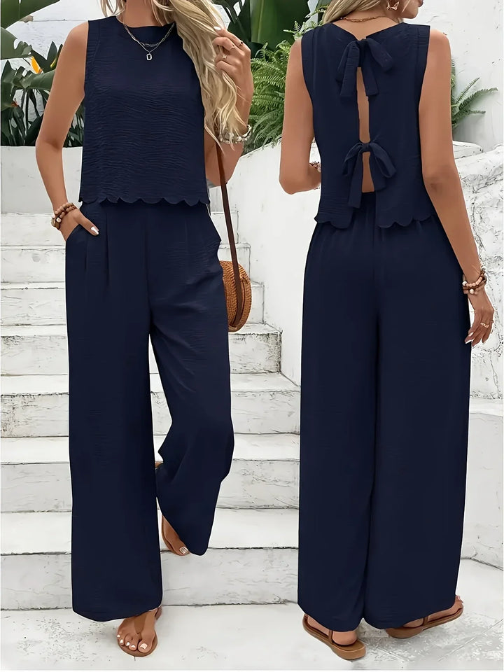 Chloe - Lace-Up Lounge Co-ord
