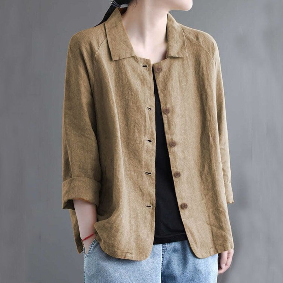 Linda - Relaxed Button-Up Shirt