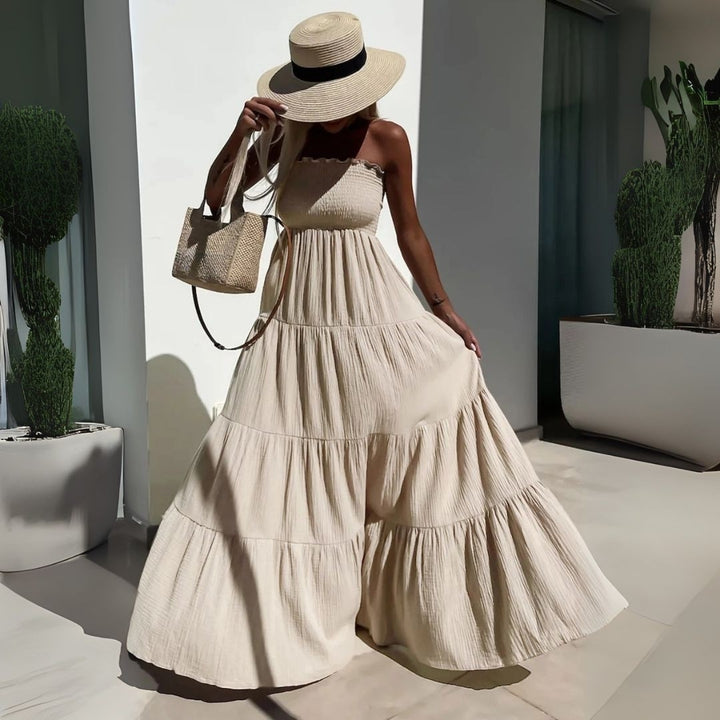Carla - Strapless Long Dress