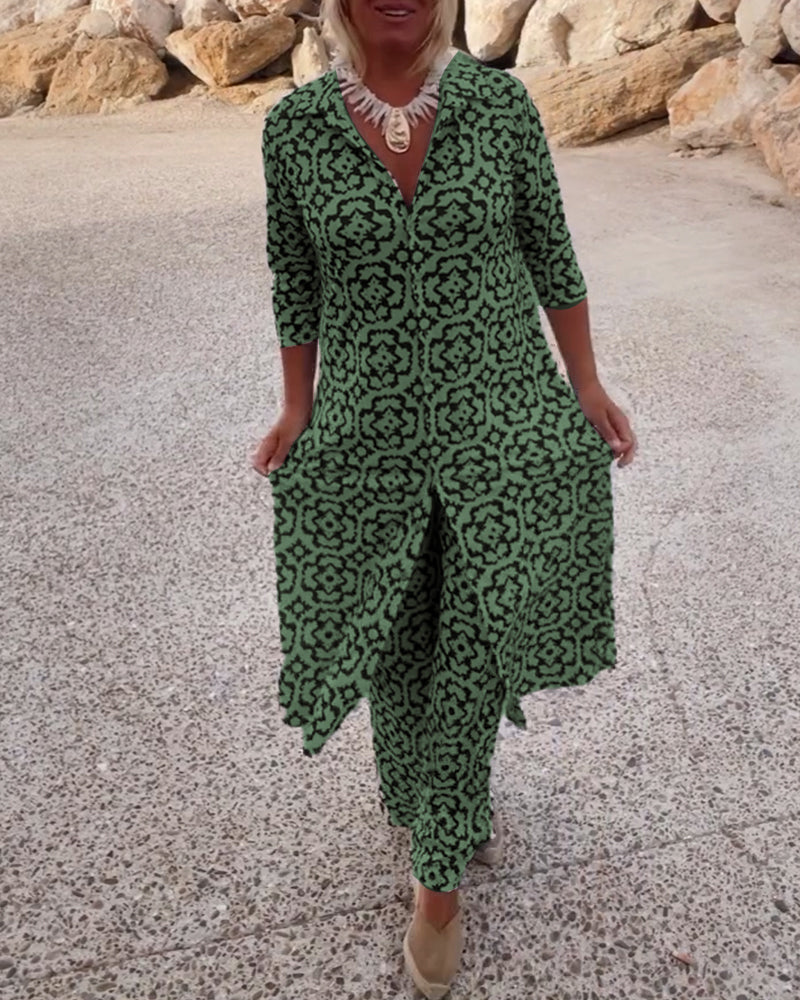Erika - Printed 2-Piece Set