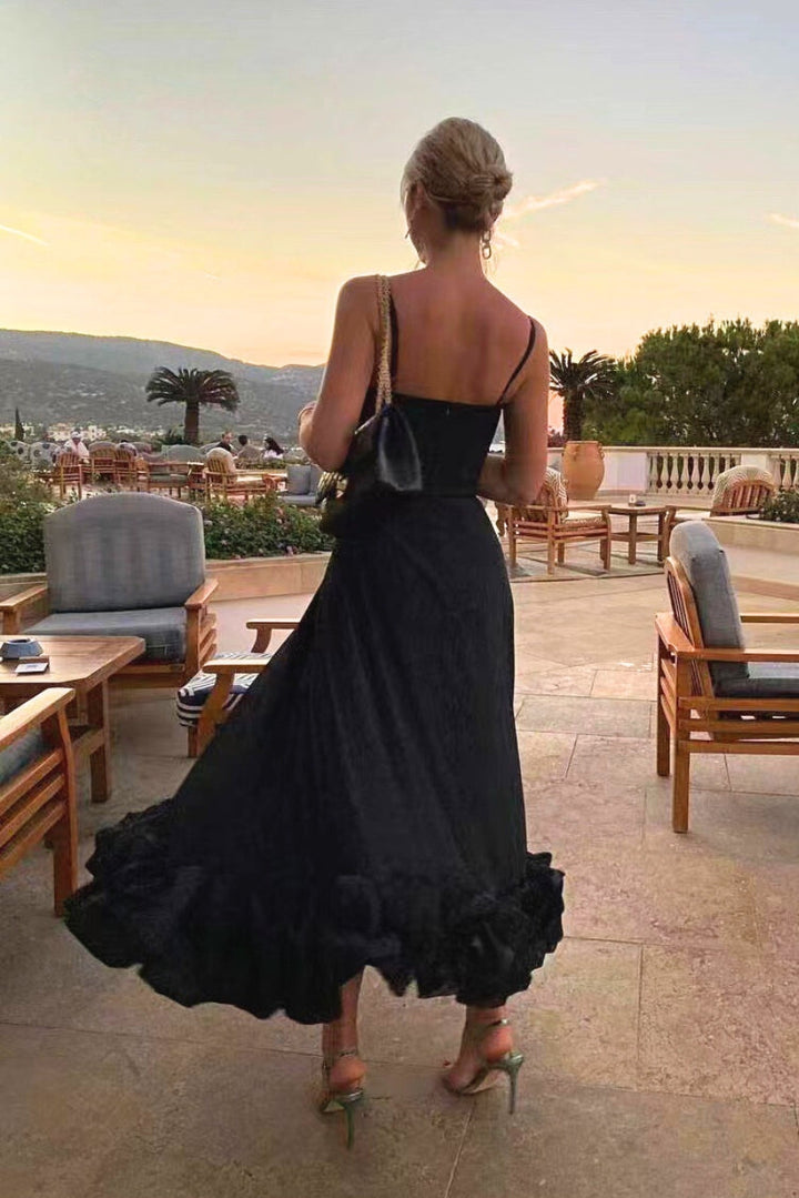 Cynthia - Elegant Ruffle Dress