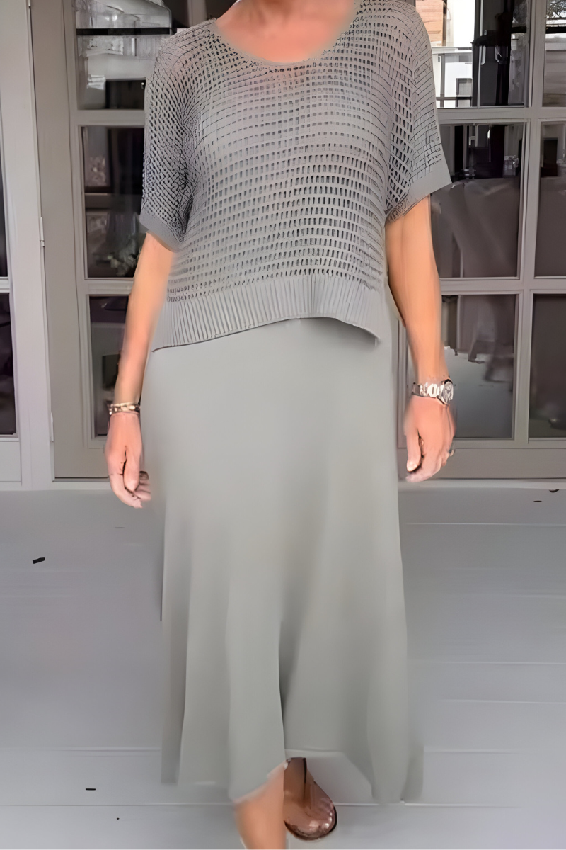 Azaria - Knitted Top Dress Co-Ord