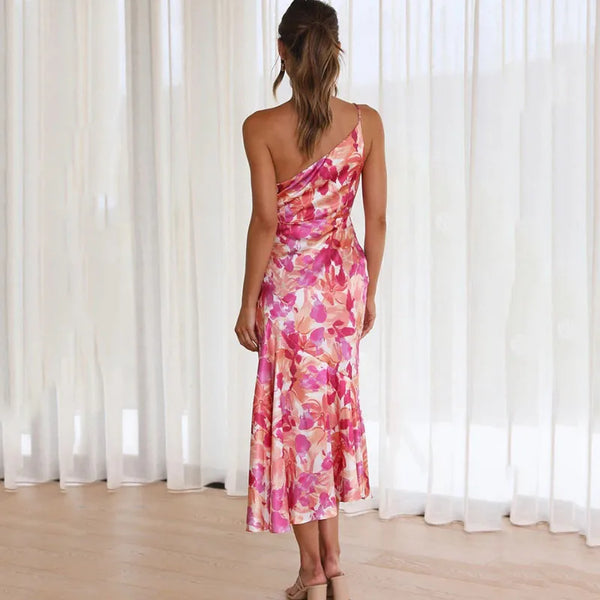 Giana - One-Shoulder Midi Dress