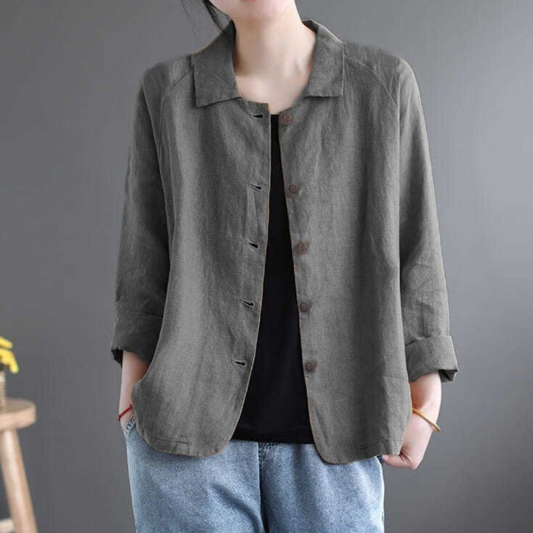 Linda - Relaxed Button-Up Shirt