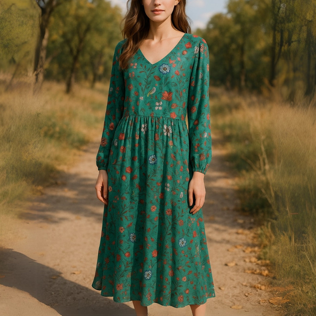 Holly - Floral Long Dress