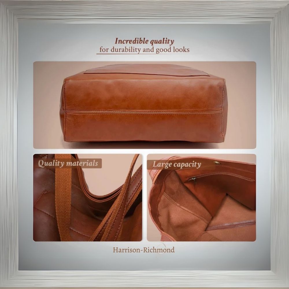 Linda™ Modern Leather Shoulder Bag
