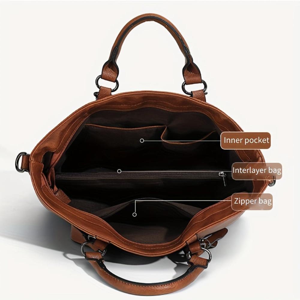 Charlotte™ Classic Elegance | Vintage Tote Bag