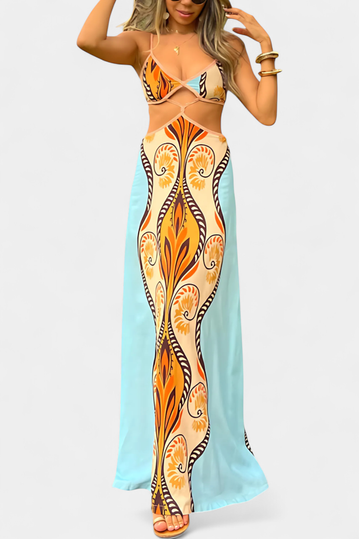 Miranda - Cut-Out Maxi Dress