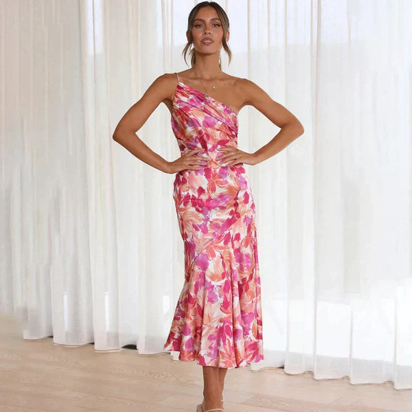 Giana - One-Shoulder Midi Dress