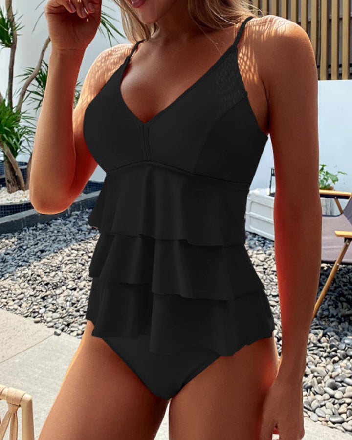 Elina - Tankini Ruffle Swimsuit