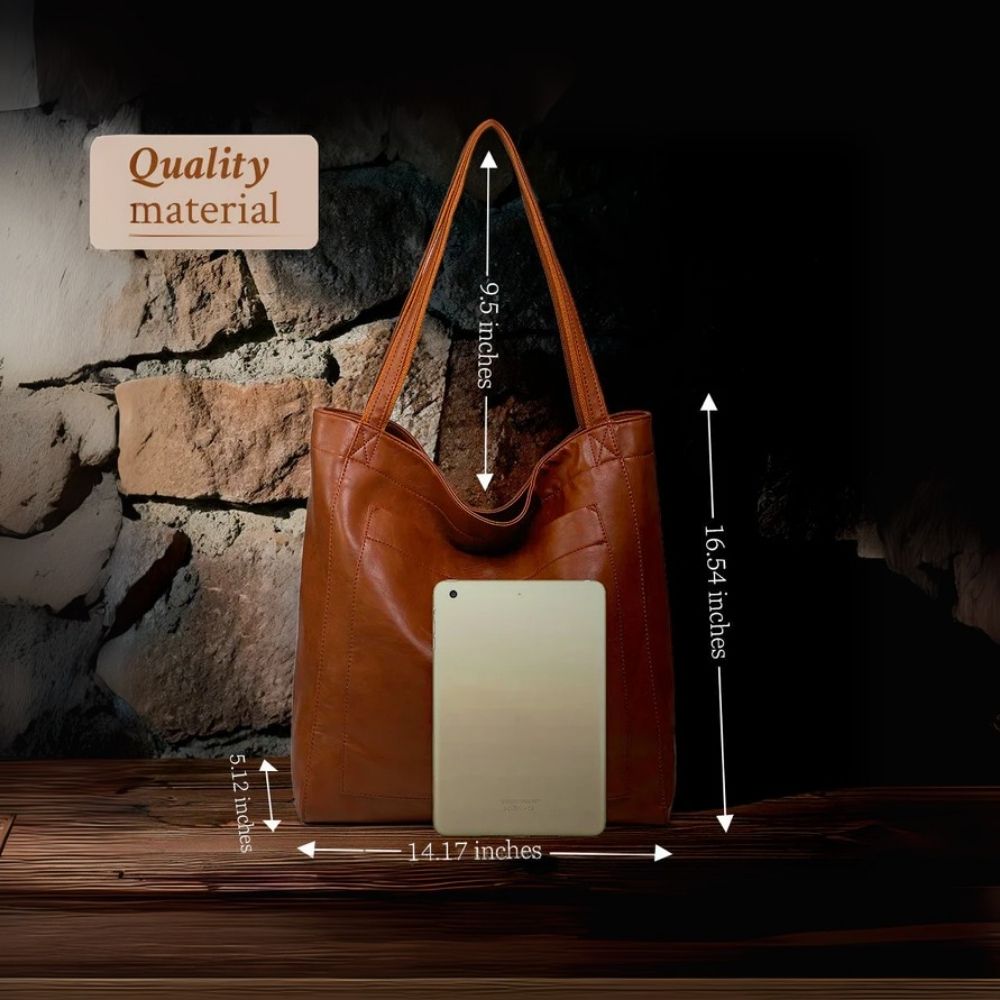 Linda™ Modern Leather Shoulder Bag