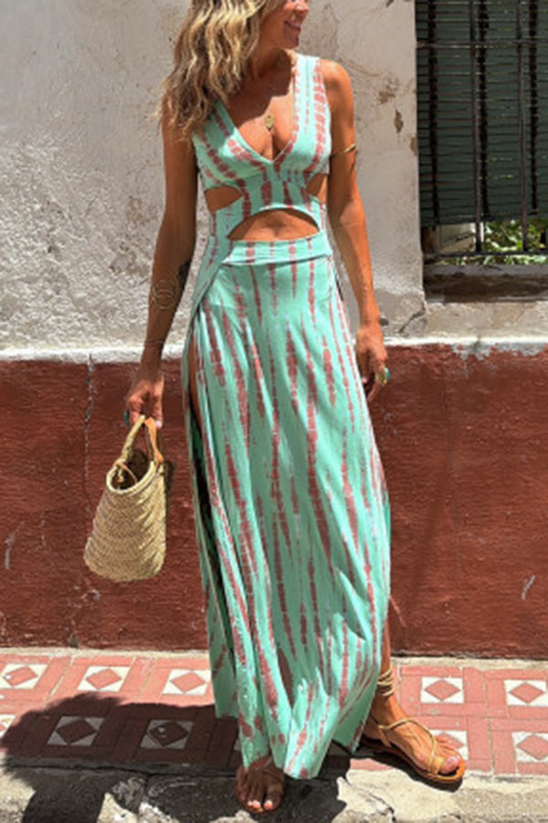 Bianca - Plunge Cut-Out Dress