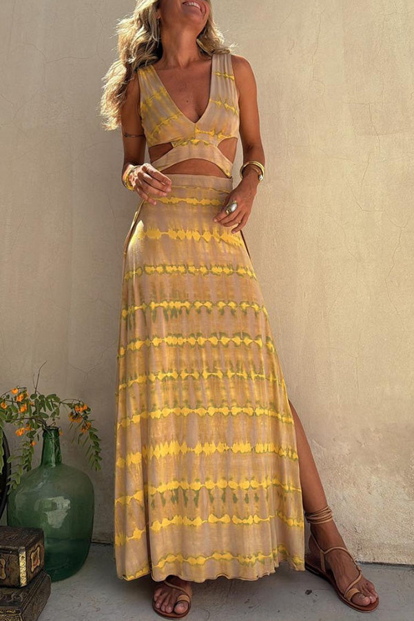 Bianca - Plunge Cut-Out Dress