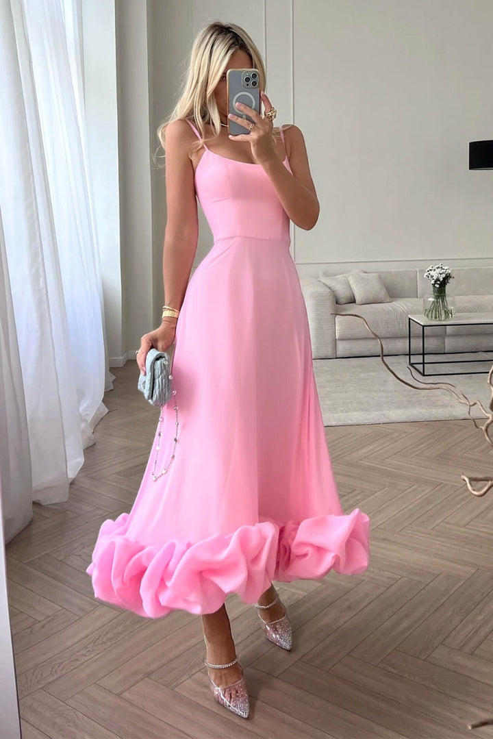 Cynthia - Elegant Ruffle Dress