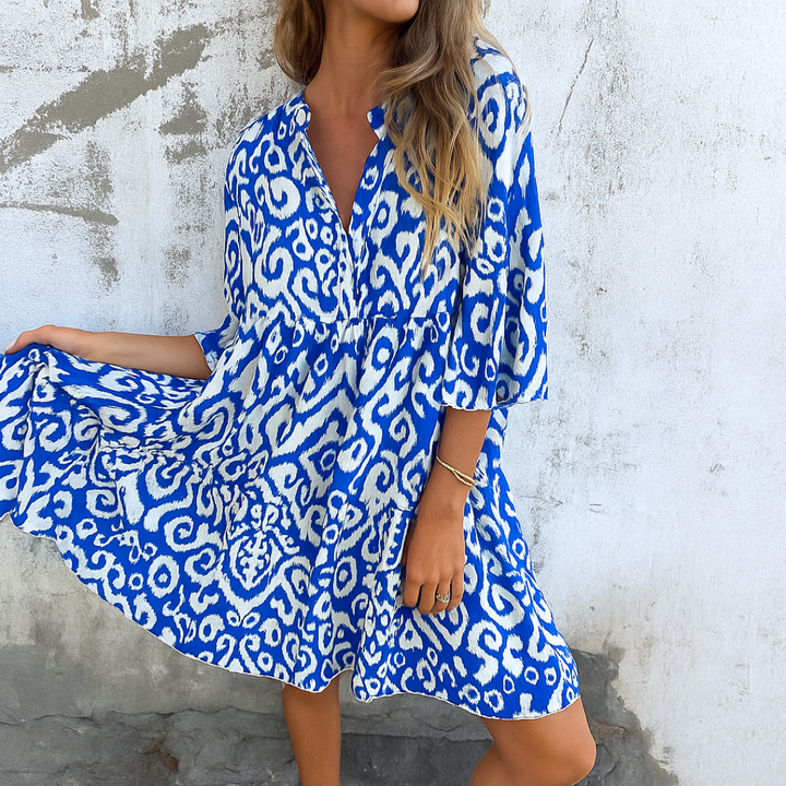 Bonnie - Elegant V-Neck Dress