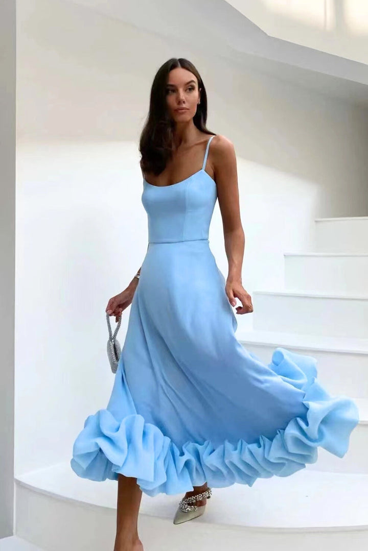 Cynthia - Elegant Ruffle Dress