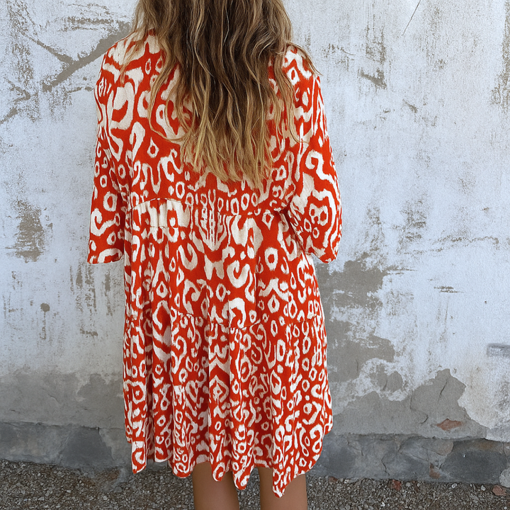 Bonnie - Elegant V-Neck Dress