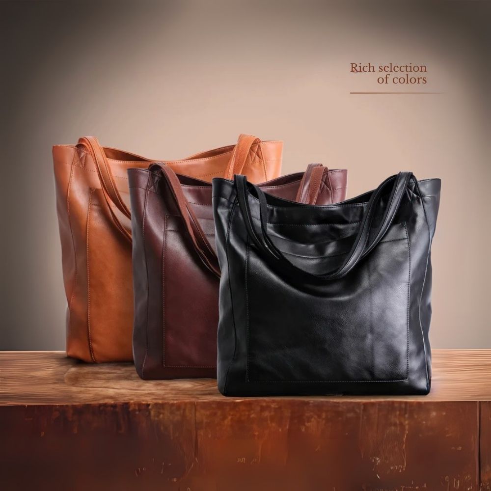Linda™ Modern Leather Shoulder Bag
