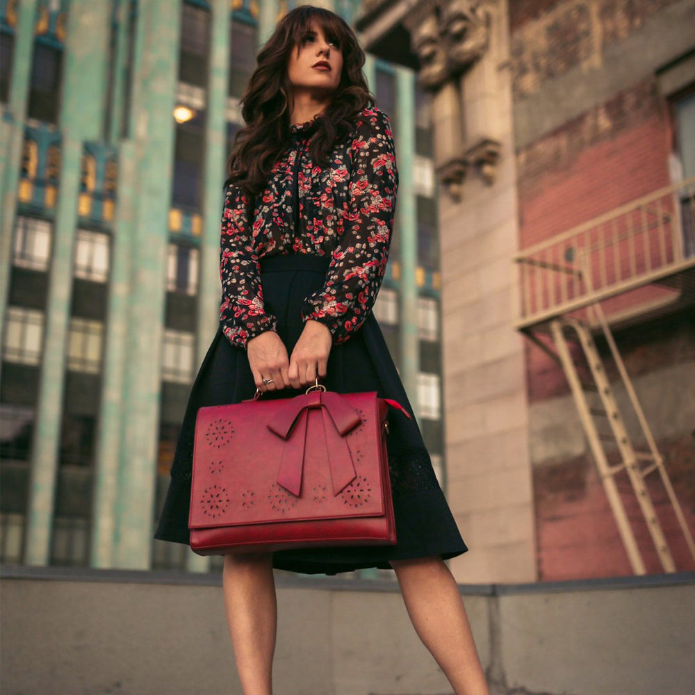 Grace™ Elegant Bow-Tie Satchel