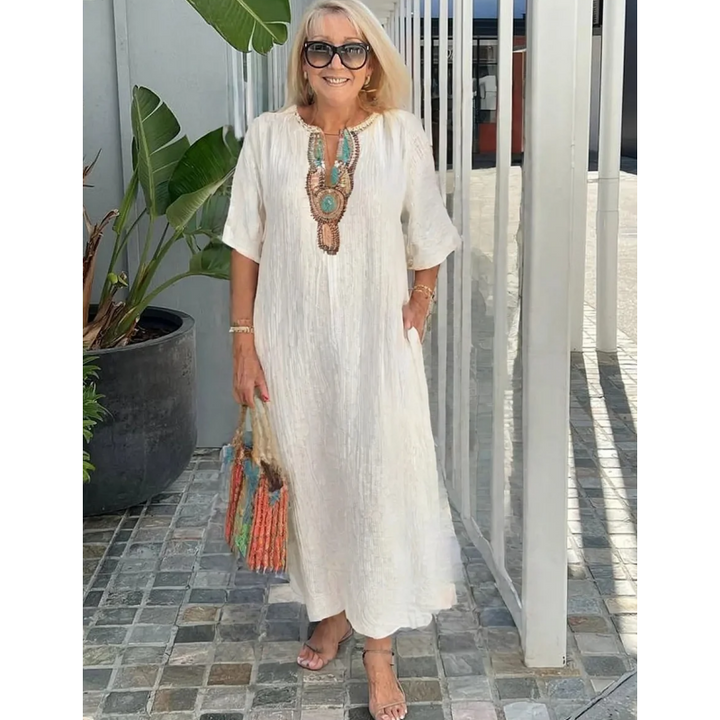 Angelique - Boho Maxi Dress