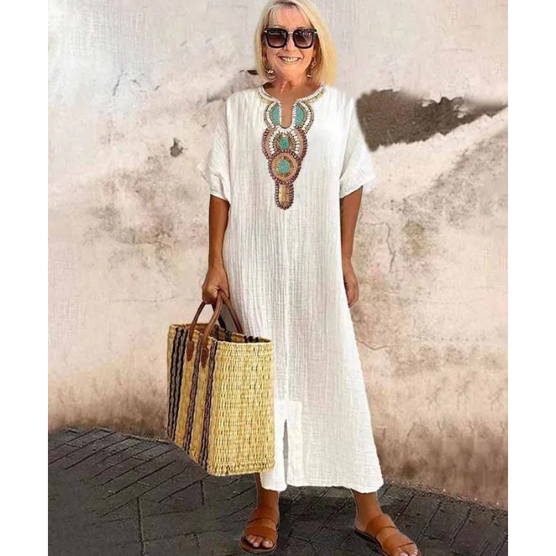 Angelique - Boho Maxi Dress