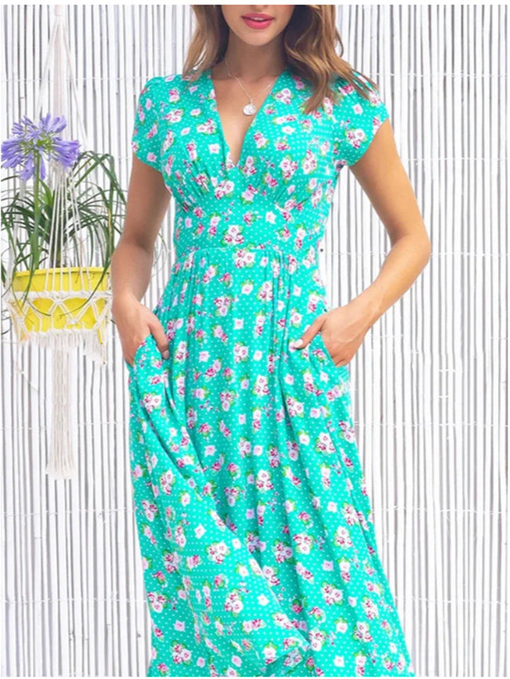 Anna - Floral Midi Dress
