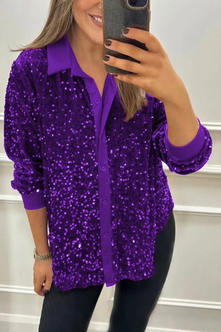 Bryony - Sparkle Sequin Shirt