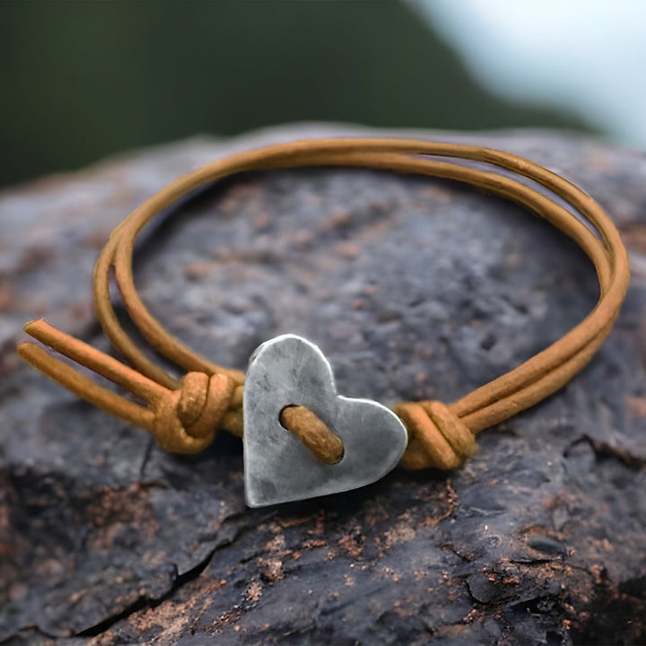 Helen - Heart Cord Bracelet