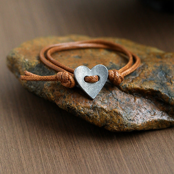 Helen - Heart Cord Bracelet