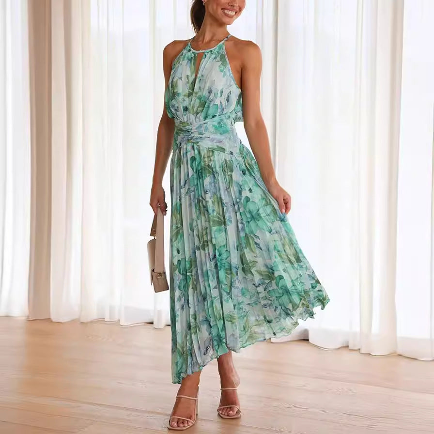 Simone - Halter Maxi Dress