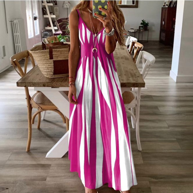 Milan - Striped Long Dress