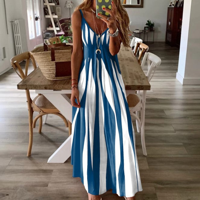Milan - Striped Long Dress