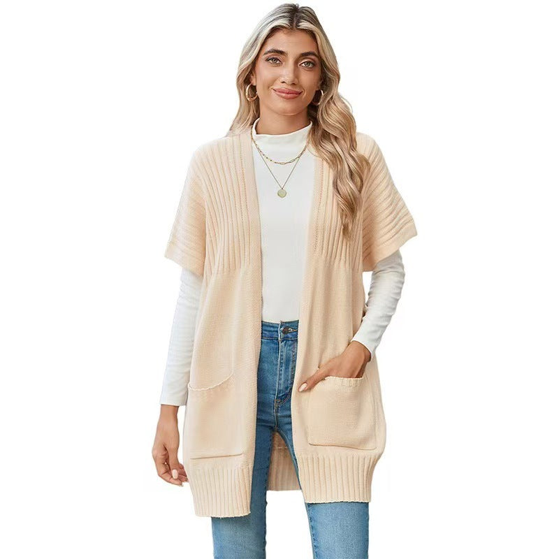 Eva - Open Front Knit Cardigan