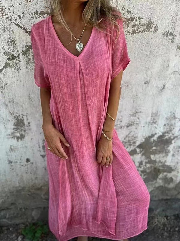 Kamari - Casual V-Neck Dress