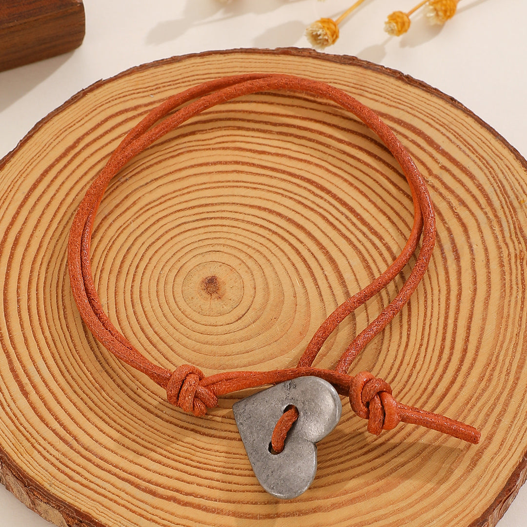 Harper - Heart Cord Bracelet
