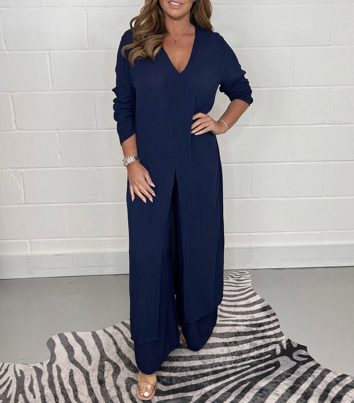 Tilly - Casual V-Neck Co-Ord