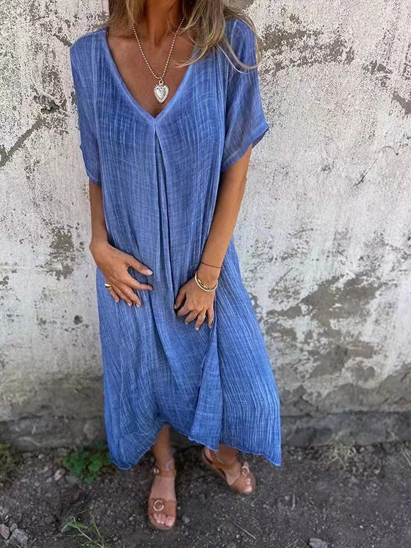 Kamari - Casual V-Neck Dress
