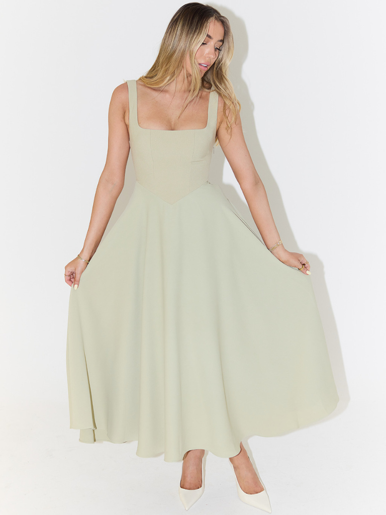 Lottie - Sleeveless Long Dress