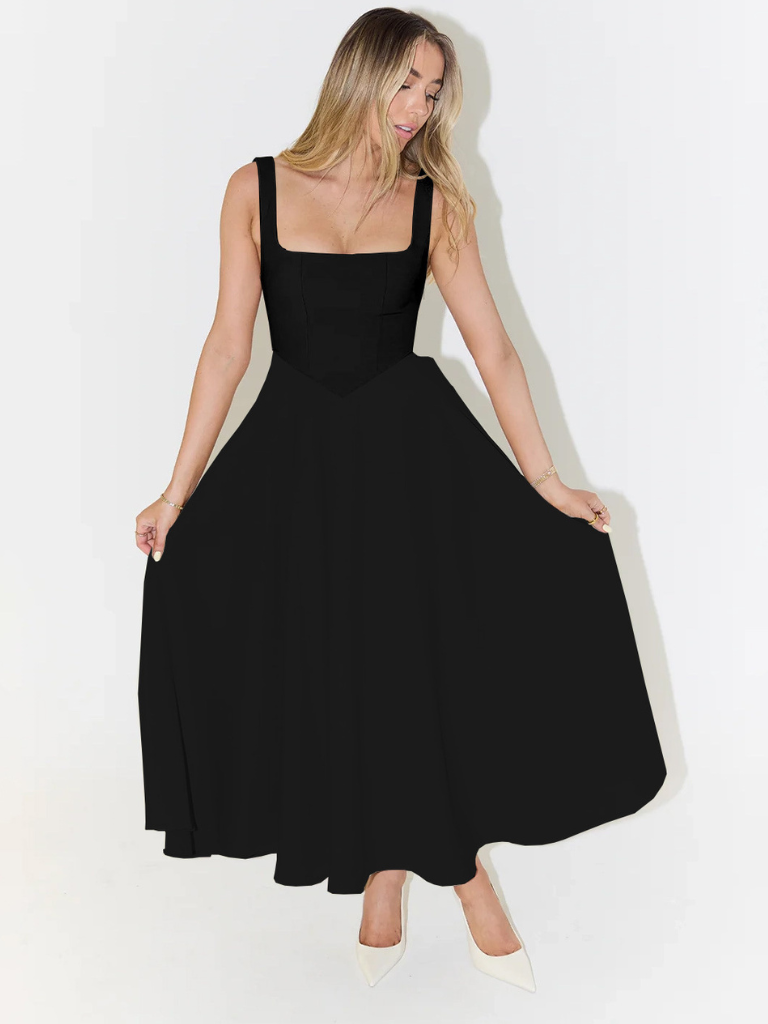 Lottie - Sleeveless Long Dress