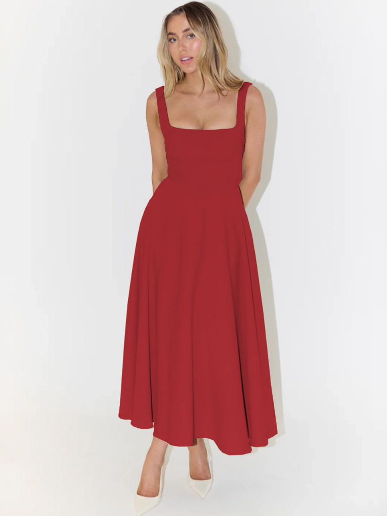 Lottie - Sleeveless Long Dress