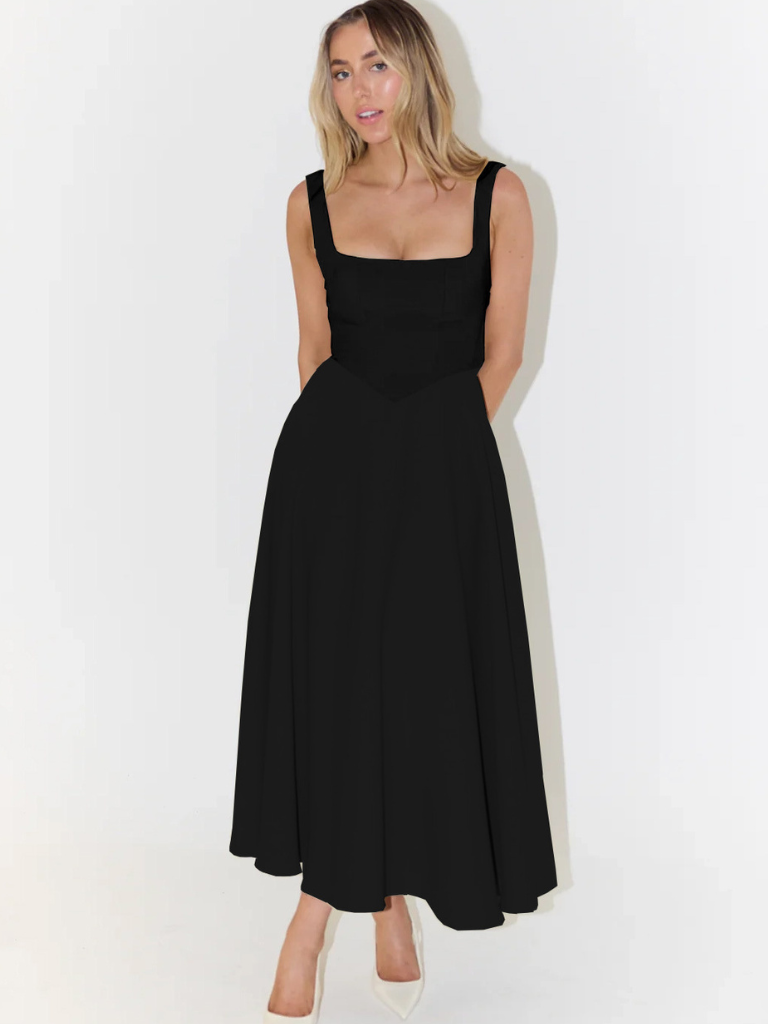 Lottie - Sleeveless Long Dress