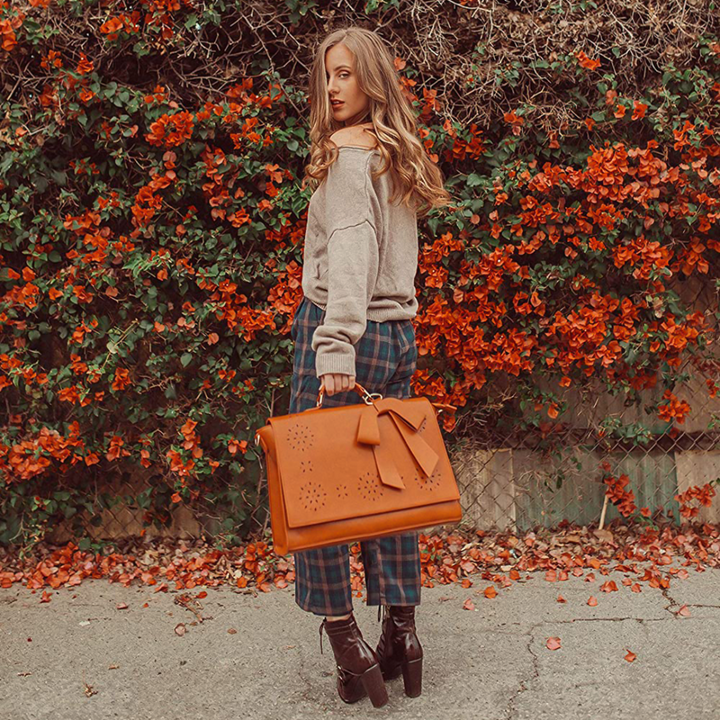 Grace™ Elegant Bow-Tie Satchel