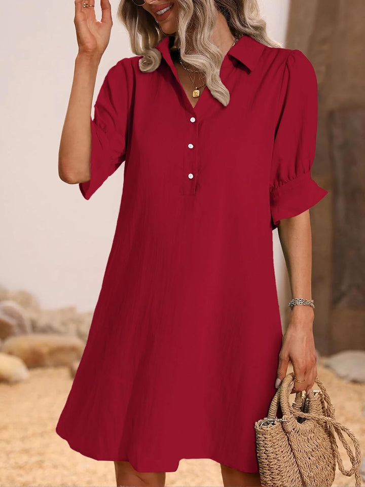 Ellen - Ruffle Sleeve Dress