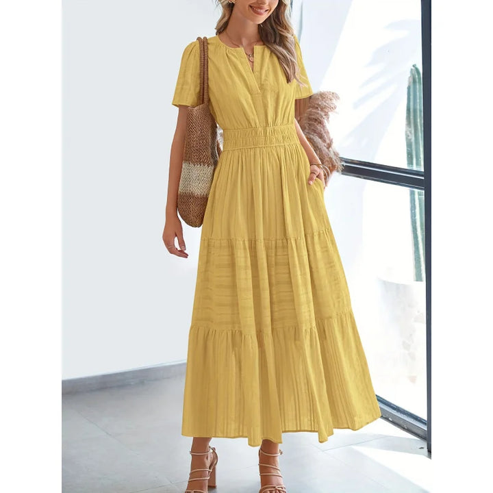 Olivia - Tiered Midi Dress