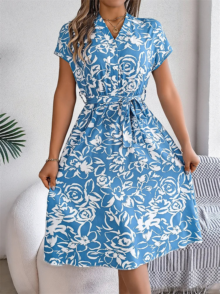 Marta - V-Neck Dress